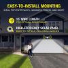 Solar Three Head LED Motion Sensing Security Flood Light, Outdoor, White, 2000 Lumen