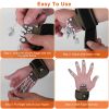 Finger Exerciser Hand Grip Strength Trainer for Athletes Musicians Physical Therapy Finger Resistance Band